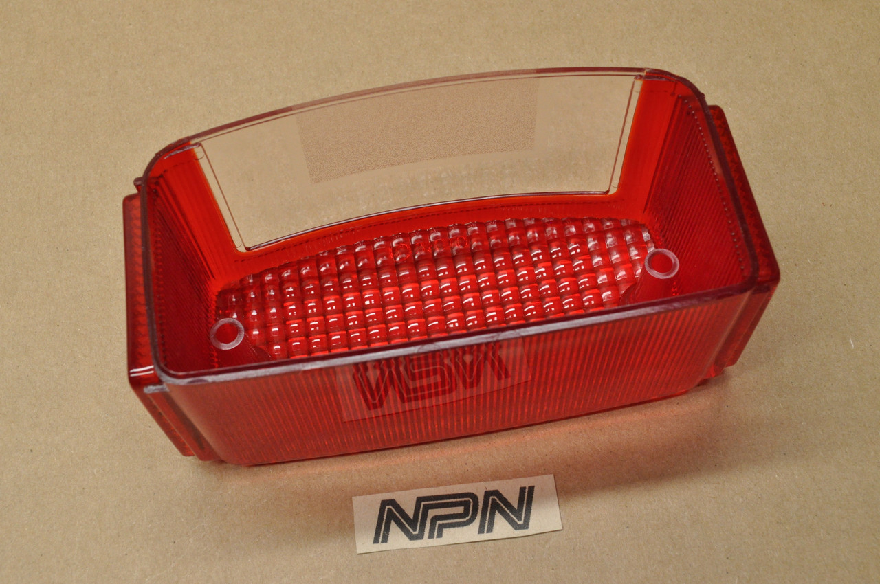 NOS Honda CB400 CT70 VF750 VT750 XL250 XL350 XL80 XR250 Light Lens 33702-MC4-671