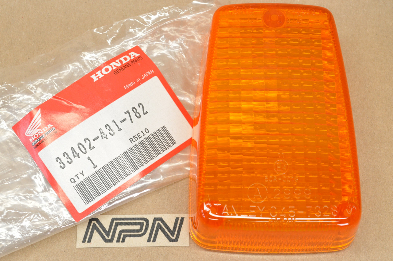 NOS Honda CB750 CB900 CBX GL1000 GL1100 GL1200 Turn Signal Lens 33402-431-782