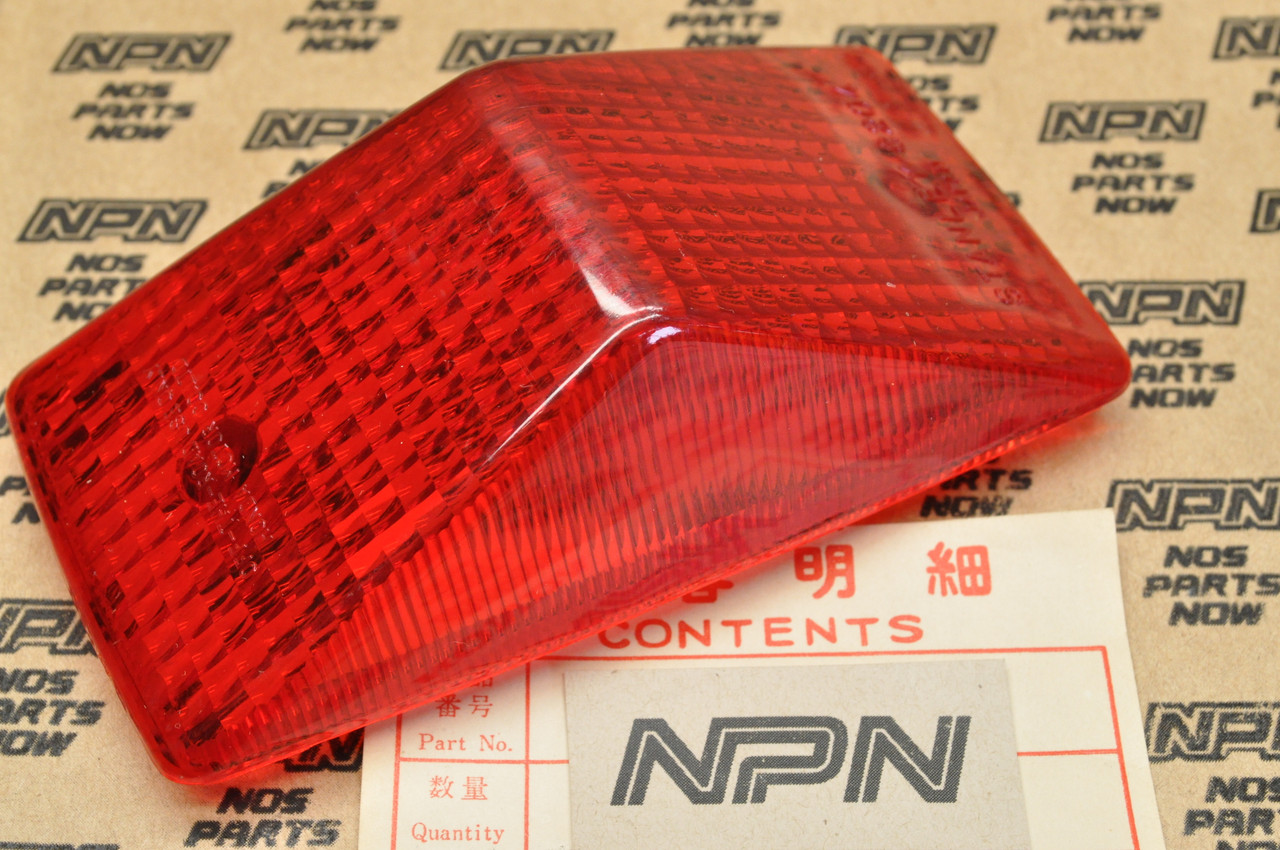 NOS Honda XR200 R 1981-82 XR250 R XR500 R Tail Light Lens Cover 33141-MA0-003