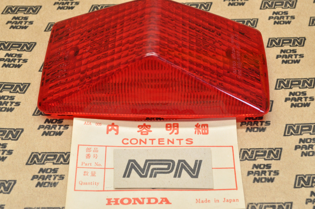 NOS Honda XR200 R 1981-82 XR250 R XR500 R Tail Light Lens Cover 33141-MA0-003