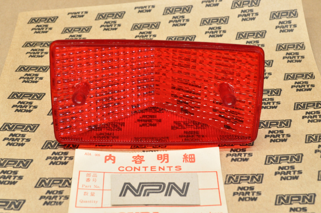 NOS Honda XR200 R 1981-82 XR250 R XR500 R Tail Light Lens Cover 33141-MA0-003