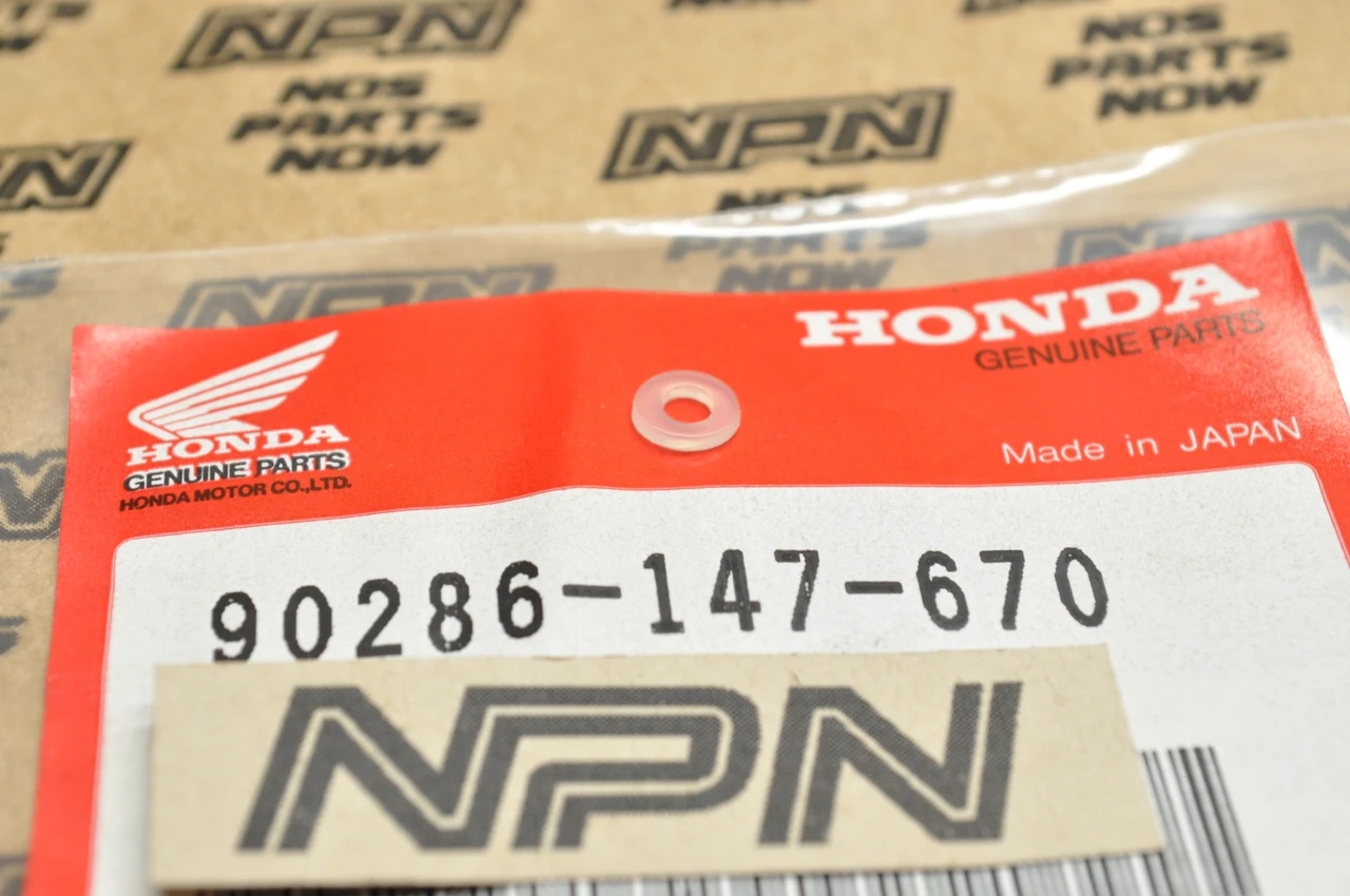 NOS Honda ATC350 CB1000 TRX200 TRX250 XR200 XR250 XR600 Washer 90286-147-670