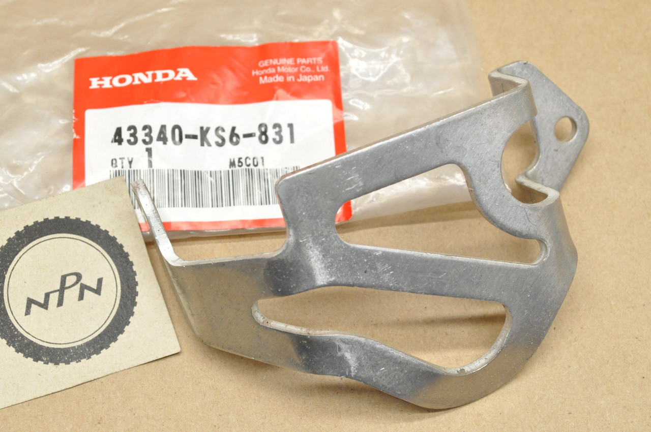 NOS Honda CR125 R CR250 R CR500 R CR80 R XR250 R XR400 R Rear Brake Caliper Guard 43340-KS6-831