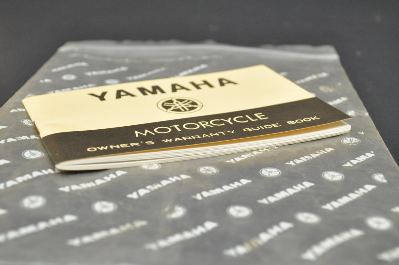 Vintage NOS 1973 Yamaha Motorcycle Owners Warranty Guide Book Manual 1st Ed OEM