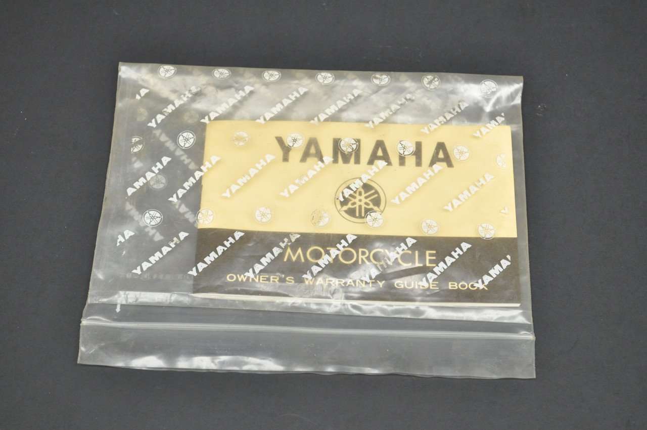 Vintage NOS 1973 Yamaha Motorcycle Owners Warranty Guide Book Manual 1st Ed OEM