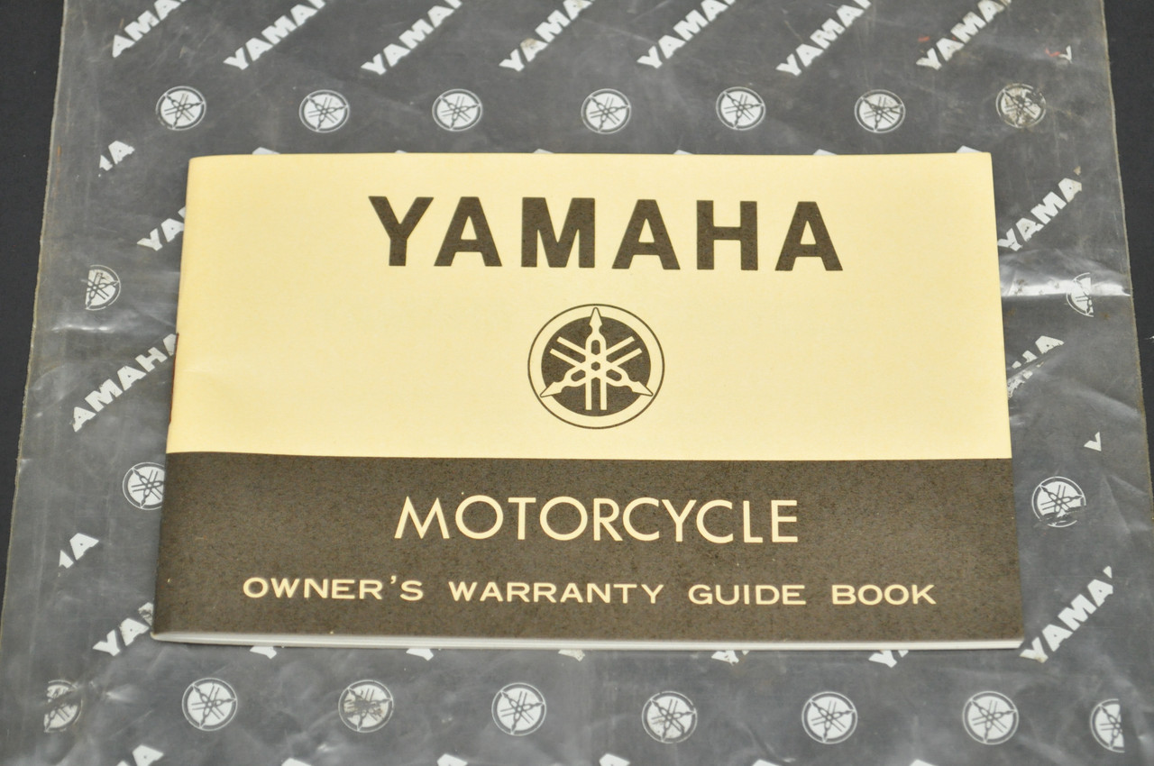 Vintage NOS 1973 Yamaha Motorcycle Owners Warranty Guide Book Manual 1st Ed OEM