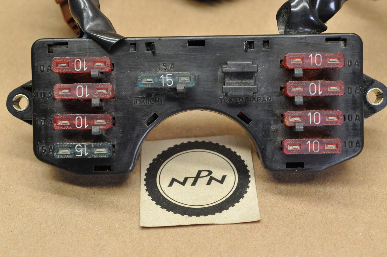 Vtg OEM Honda 1988-90 VTR250 Interceptor Fuse Box Plate Panel 38200-KV0-005