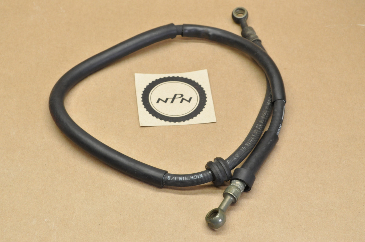 Vtg OEM Honda 1988-89 VTR250 Interceptor Front Brake Hose Line 45126-KV0-671