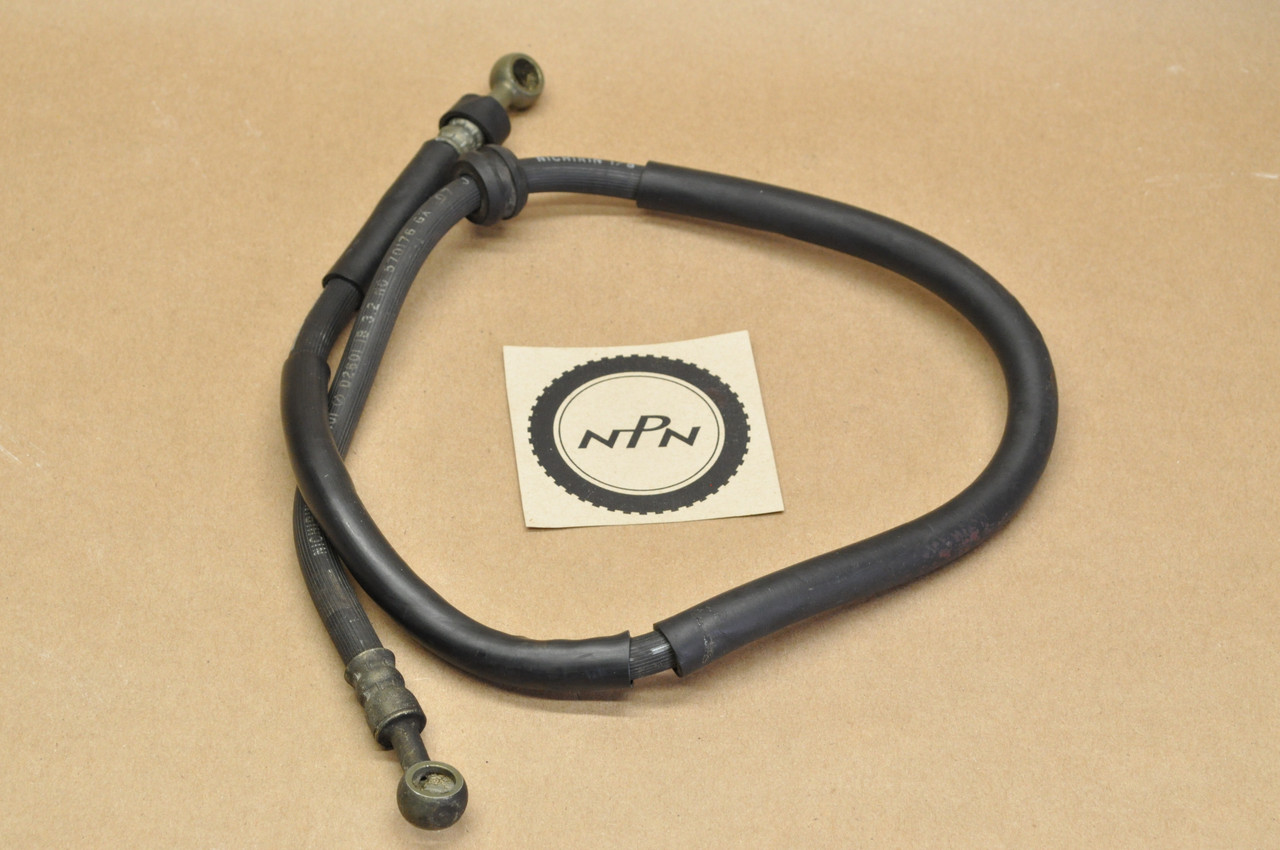 Vtg OEM Honda 1988-89 VTR250 Interceptor Front Brake Hose Line 45126-KV0-671