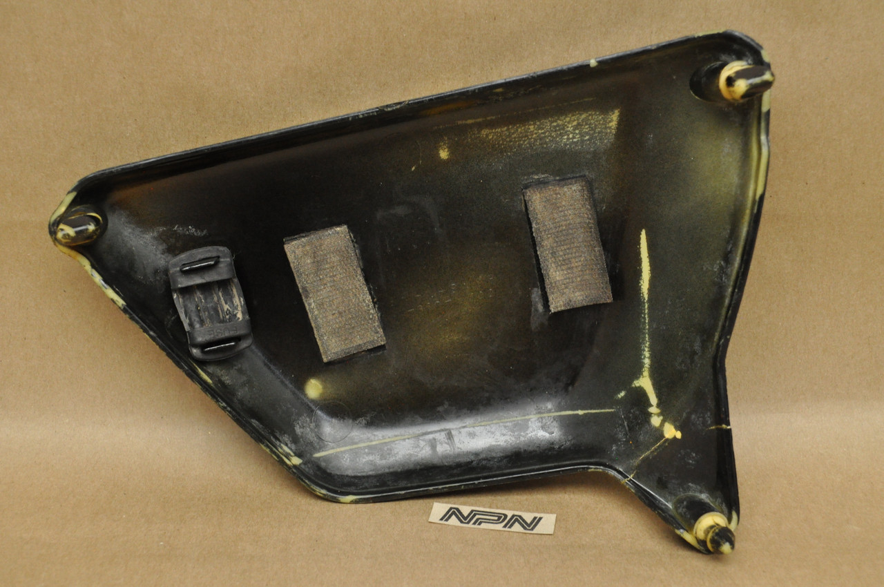 Vintage OEM Honda 1975-76 XL125 Black Left Side Cover Panel 83640-365-670 B