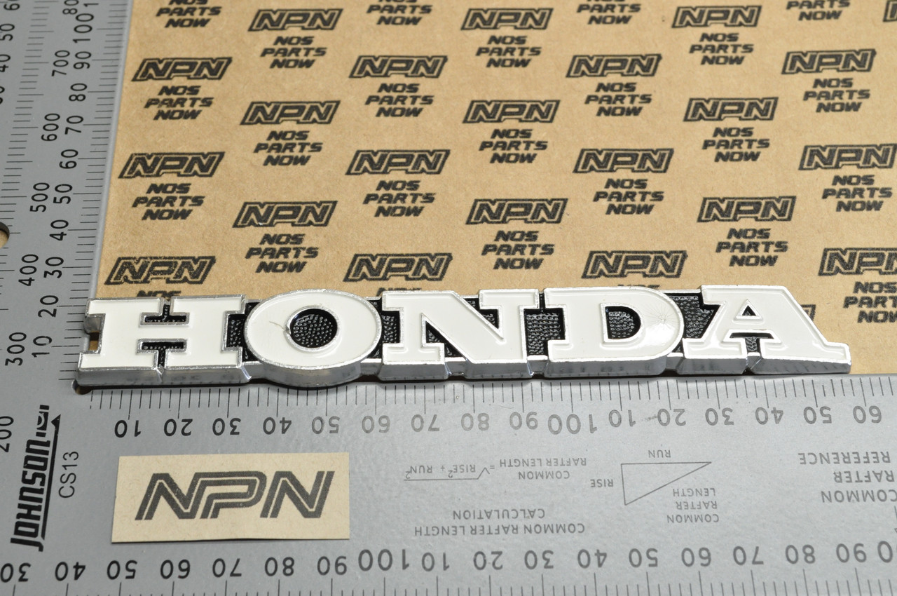 Vintage OEM Honda CB450 K3-K4 Right Fuel Gas Tank Emblem Badge 87121-319-670