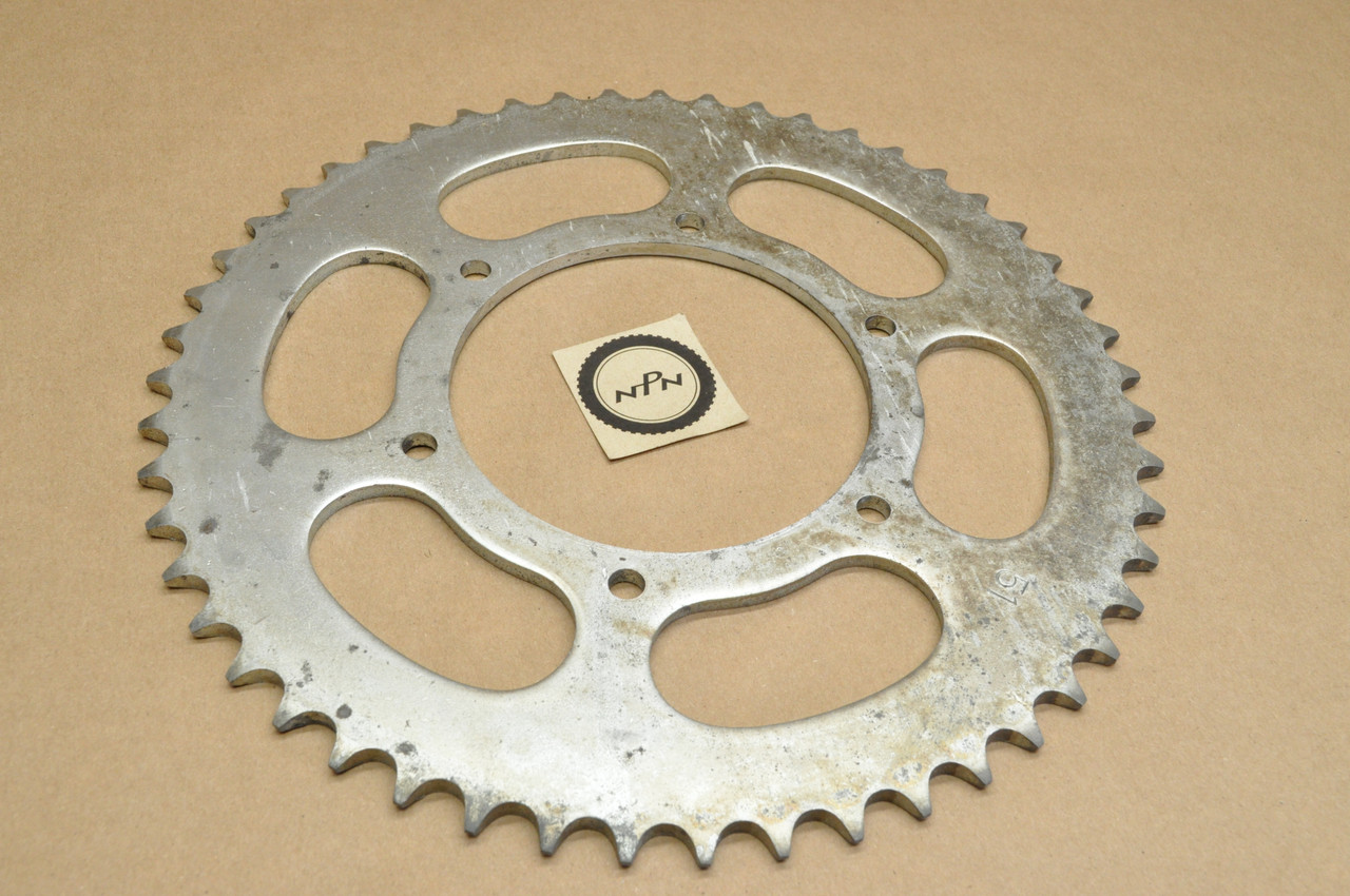 NOS Honda XL250 K0-K2 Rear Wheel Drive Chain Sprocket 51T 41201-329-810