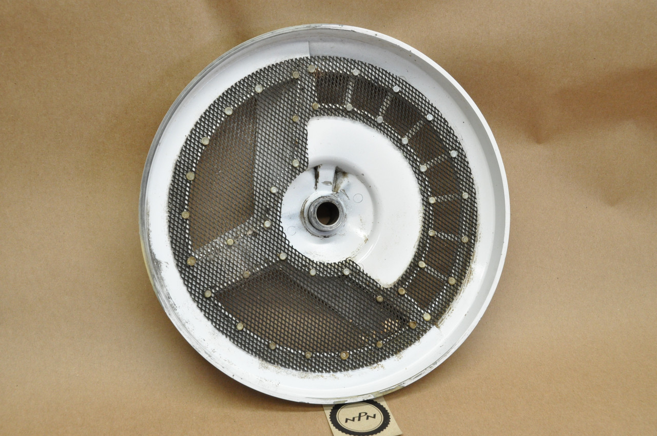 Vtg OEM Honda 1989 VTR250 White Front Wheel Brake Cover Panel 45210-KV0-670 ZB