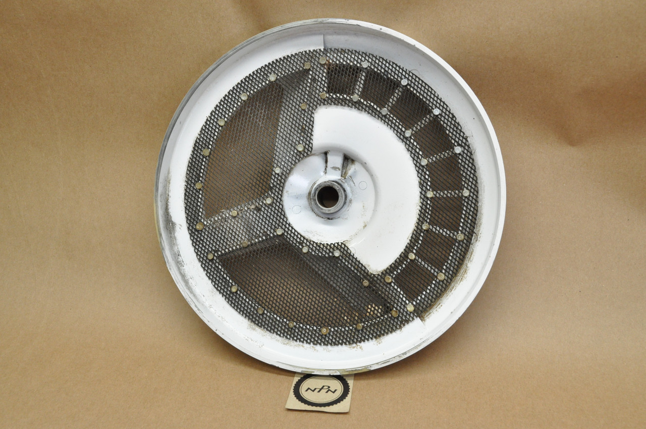 Vtg OEM Honda 1989 VTR250 White Front Wheel Brake Cover Panel 45210-KV0-670 ZB