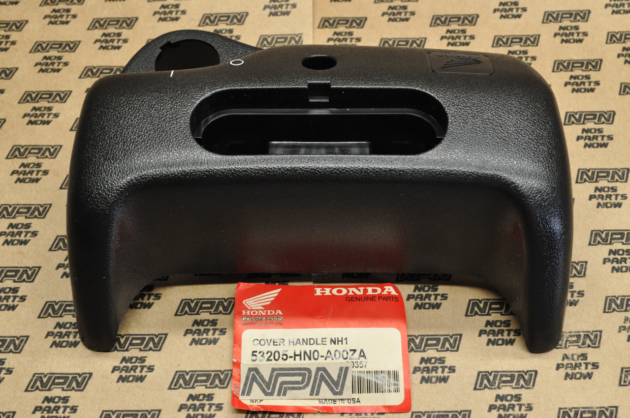 NOS Honda TRX450 Fourtrax Black Handlebar Ignition Switch Cover 53205-HN0-A00 ZA