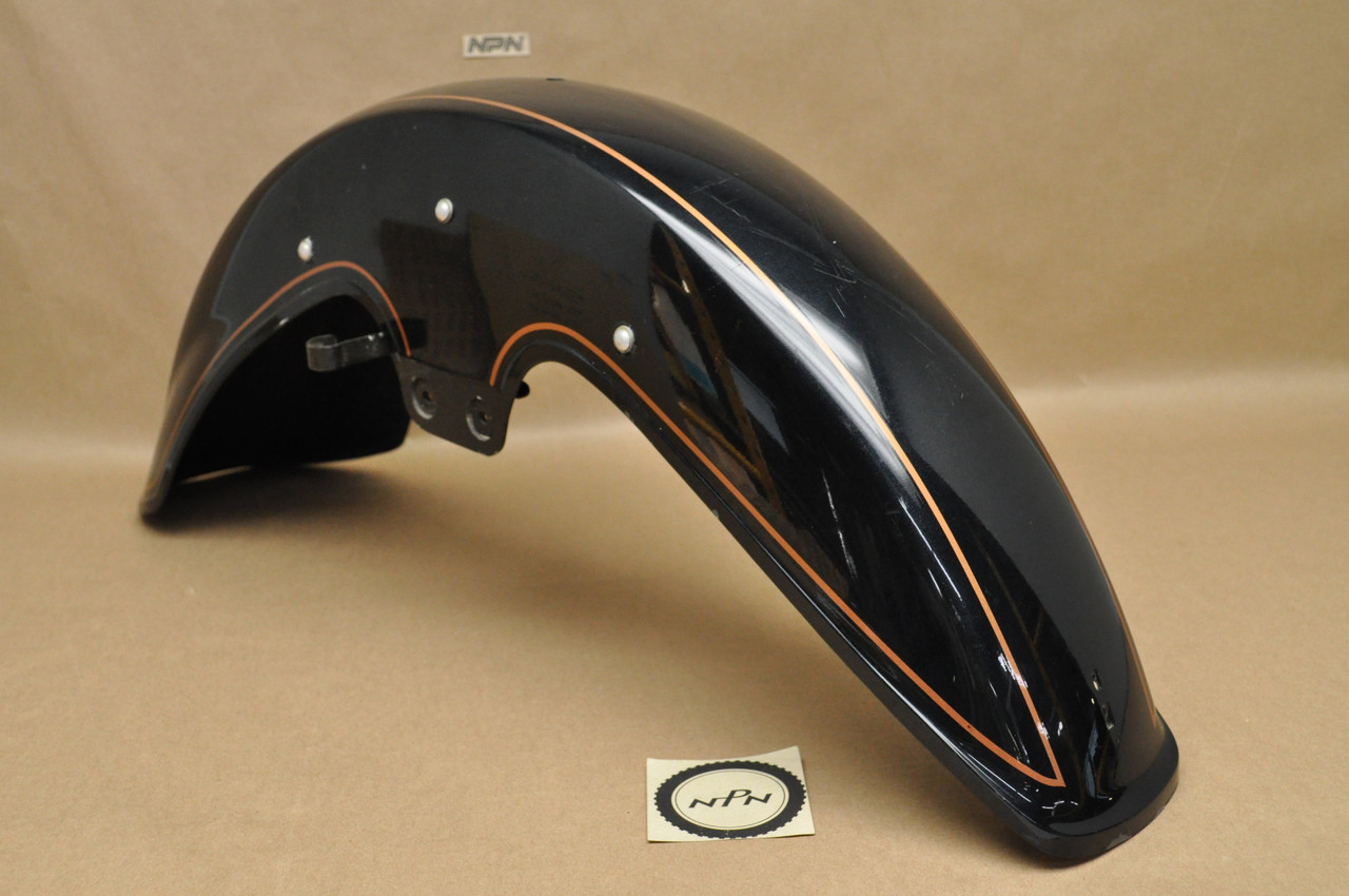 Vtg OEM Honda 1981 GL1100 Gold Wing Black Front Fender Guard 61100-463-740 ZB