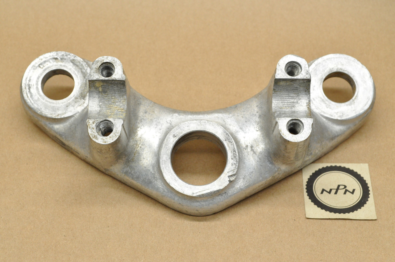 Vtg OEM Honda CB77 CB72 Fork Triple Tree Handle Top Clamp Bridge 53230-268-050
