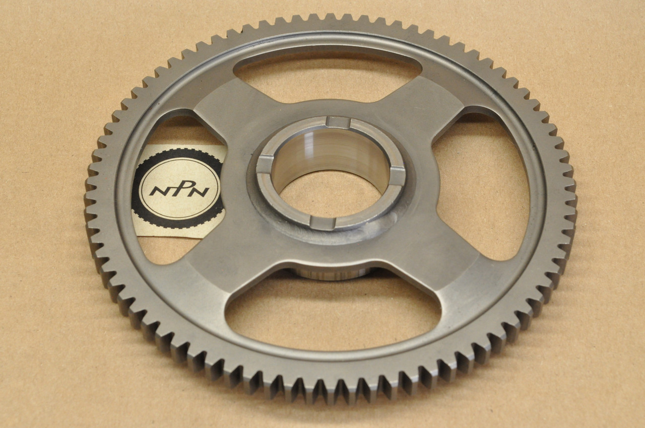 Vtg OEM Honda 1989-90 GB500 Tourist Trophy Starter Drive Gear 80T 28110-KN8-010