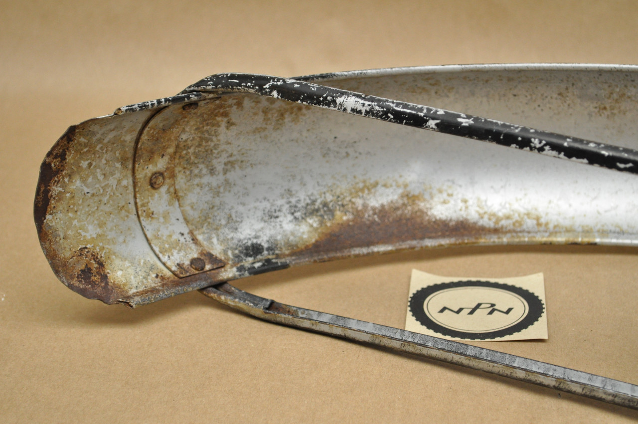 Vintage Used OEM Honda S90 Front Fender Splash Mud Guard 61100-028-610
