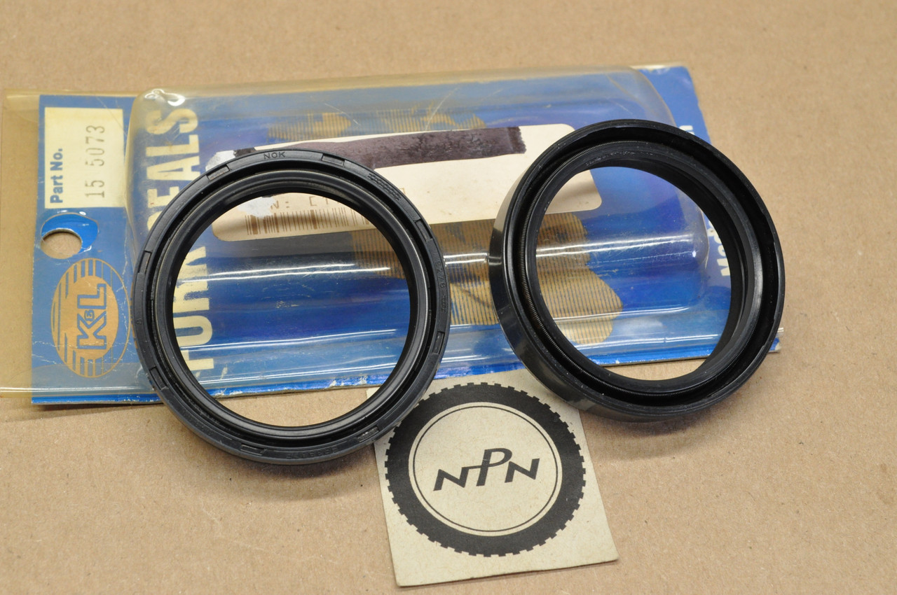 NOS Honda 1991 CR125 R CR250 R CR500 R K&L Front Fork Seal Set 51490-KZ3-821