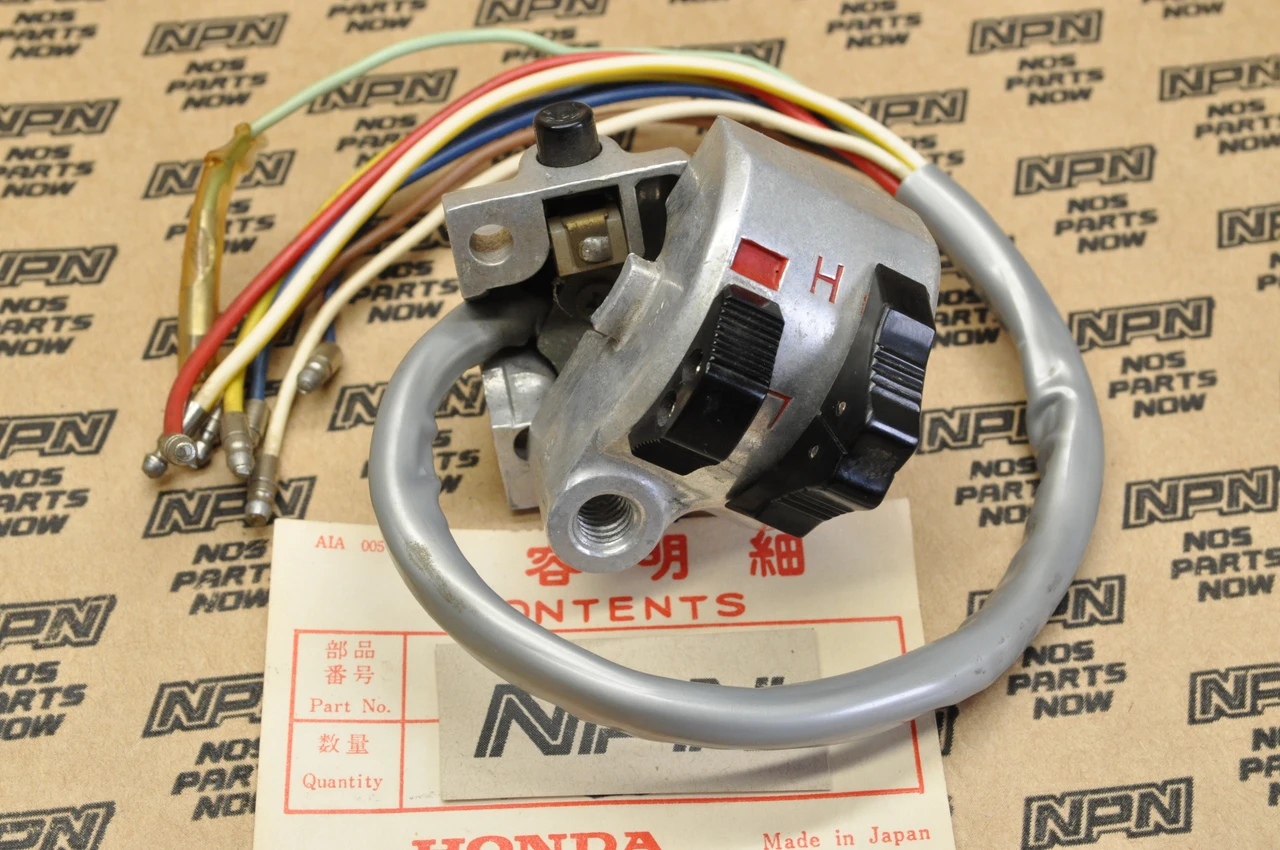 NOS Honda C70 M Left Handlebar Horn & Light Lo Hi Dimmer Switch 35300-087-761
