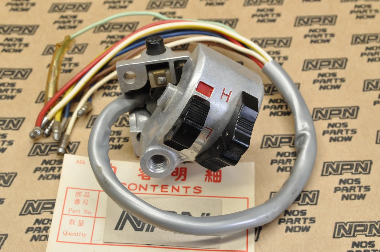 NOS Honda C70 M Left Handlebar Horn & Light Lo Hi Dimmer Switch 35300-087-761