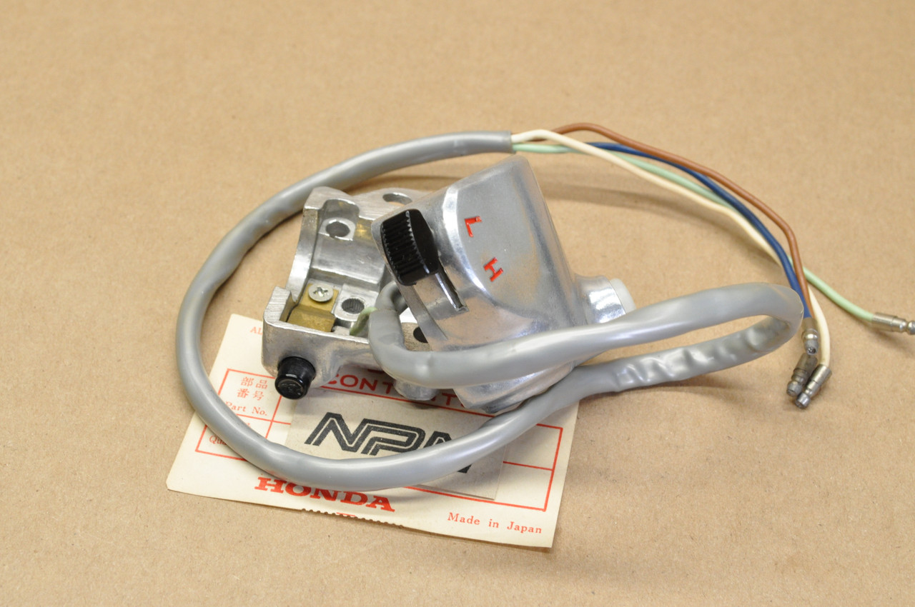 NOS Honda S90 Left Handlebar Light Lo Hi Dimmer Horn Switch 35300-028-670