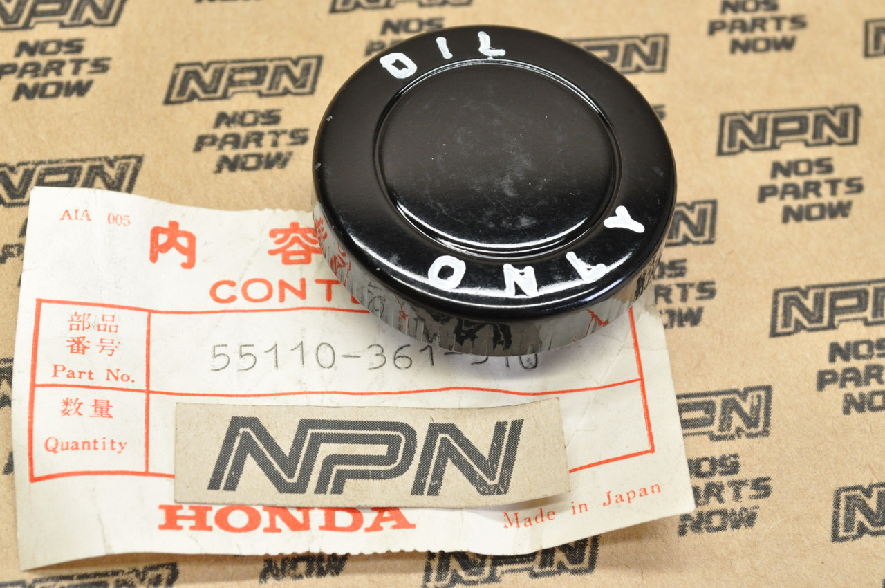 NOS Honda 1974-76 MT125 Elsinore Oil Tank Filler Cap 55110-361-310