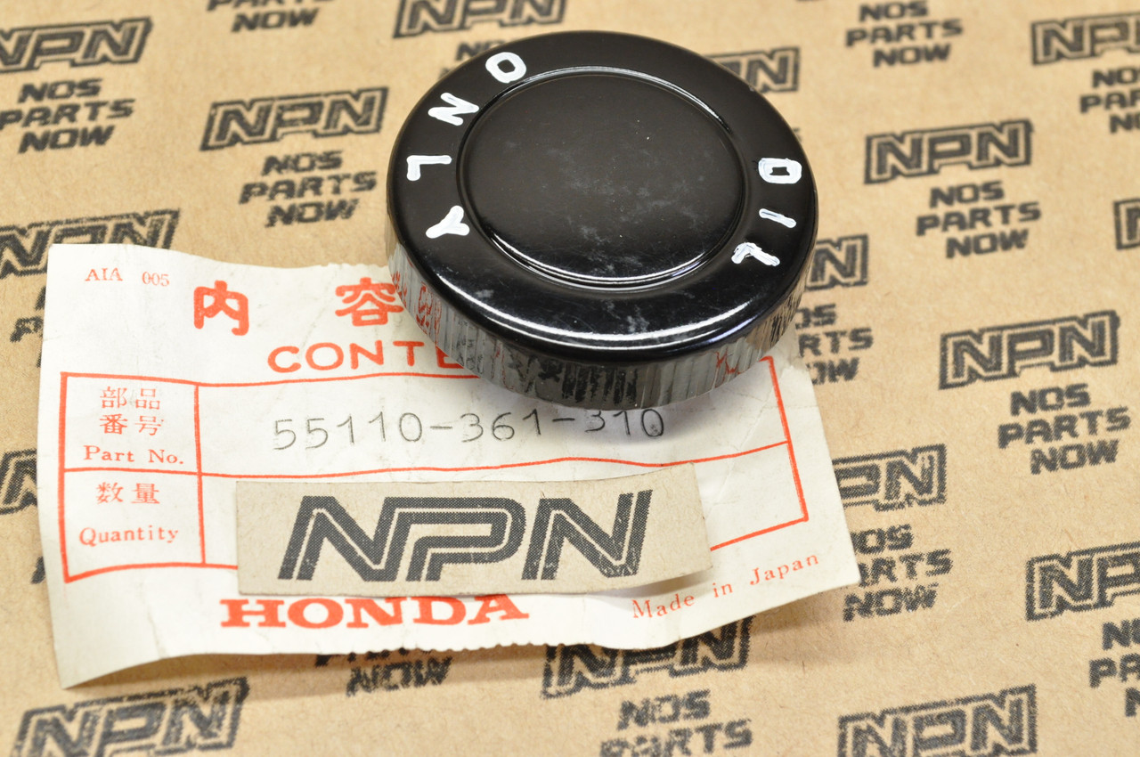 NOS Honda 1974-76 MT125 Elsinore Oil Tank Filler Cap 55110-361-310