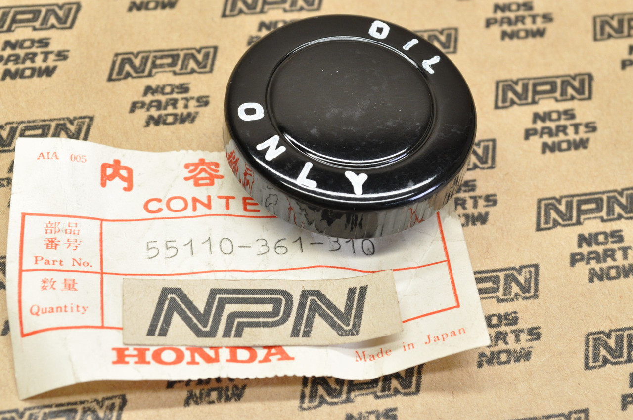 NOS Honda 1974-76 MT125 Elsinore Oil Tank Filler Cap 55110-361-310
