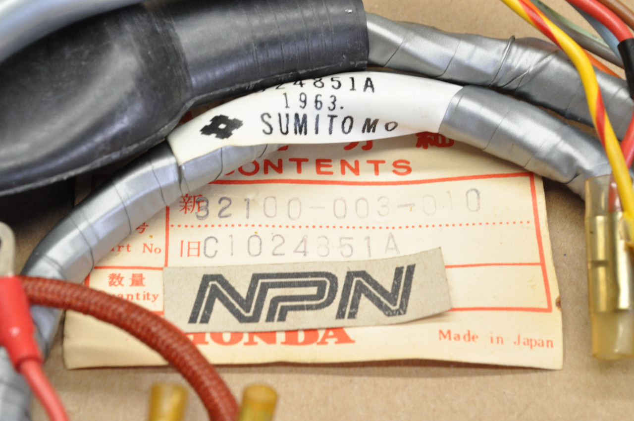 NOS Honda CA102 C102 Main Wire Wiring Harness 32100-003-010