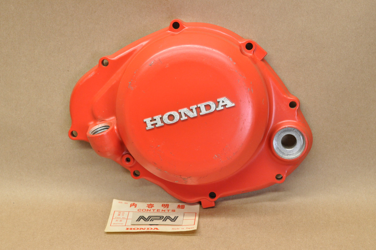 NOS Honda 1979-80 CR125 R Elsinore Left Crank Case Clutch Cover 11340-444-000