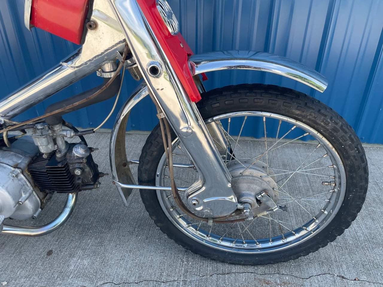 Honda C105 T Trail 55 Chrome Chromie For Sale