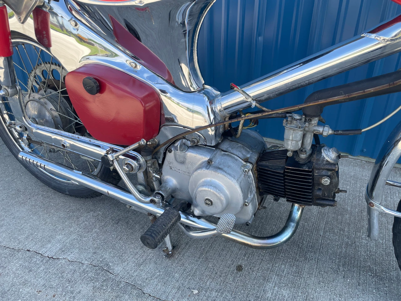 Honda C105 T Trail 55 Chrome Chromie For Sale