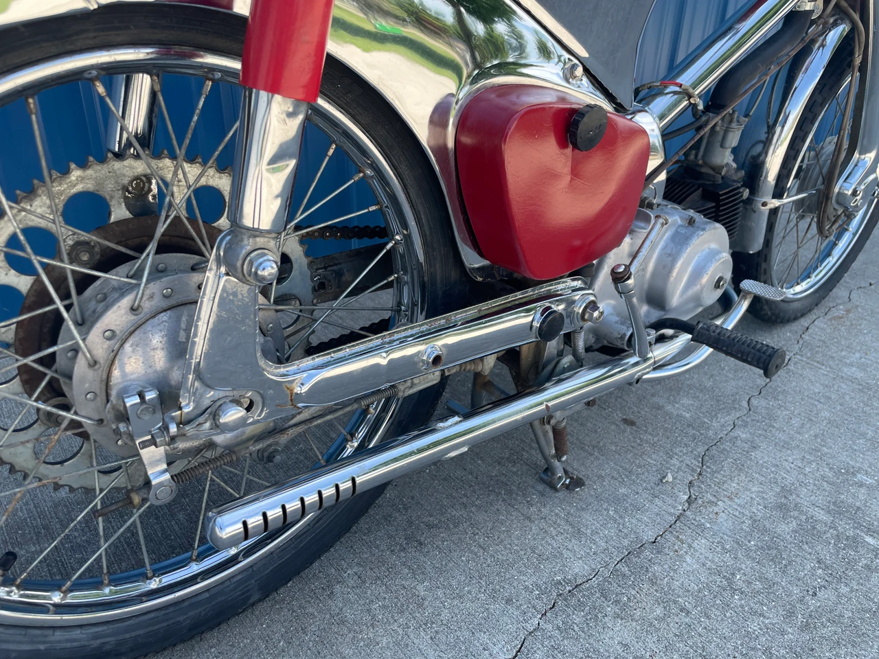 Honda C105 T Trail 55 Chrome Chromie For Sale