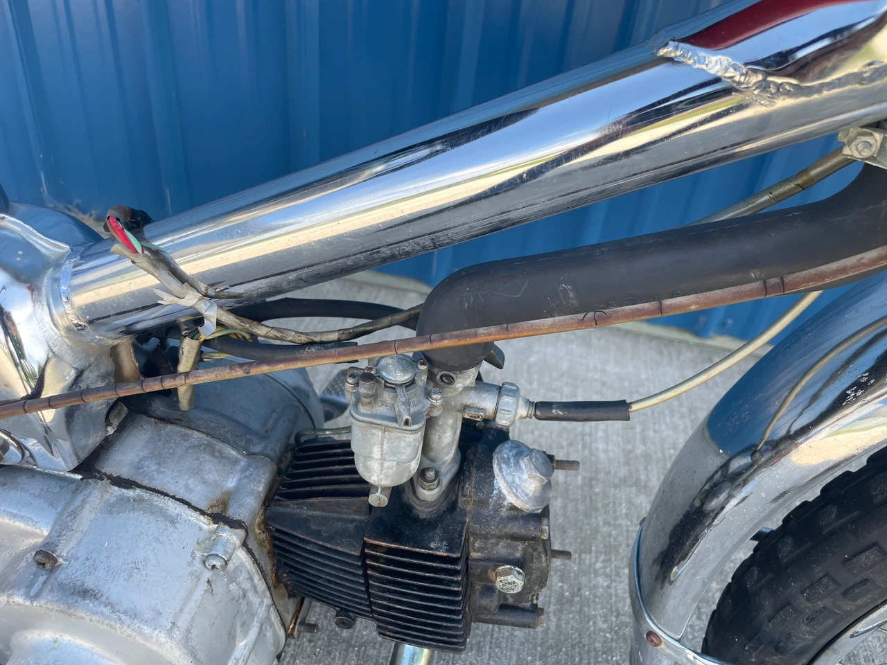 Honda C105 T Trail 55 Chrome Chromie For Sale