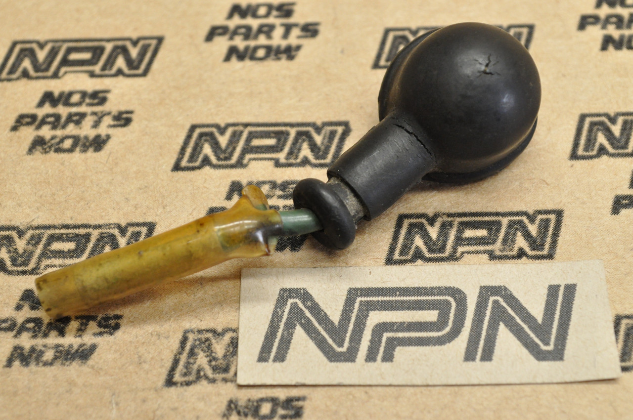 Vintage OEM Honda CL72 CL77 Right Ignition Coil Terminal Rubber Cap & Green Wire
