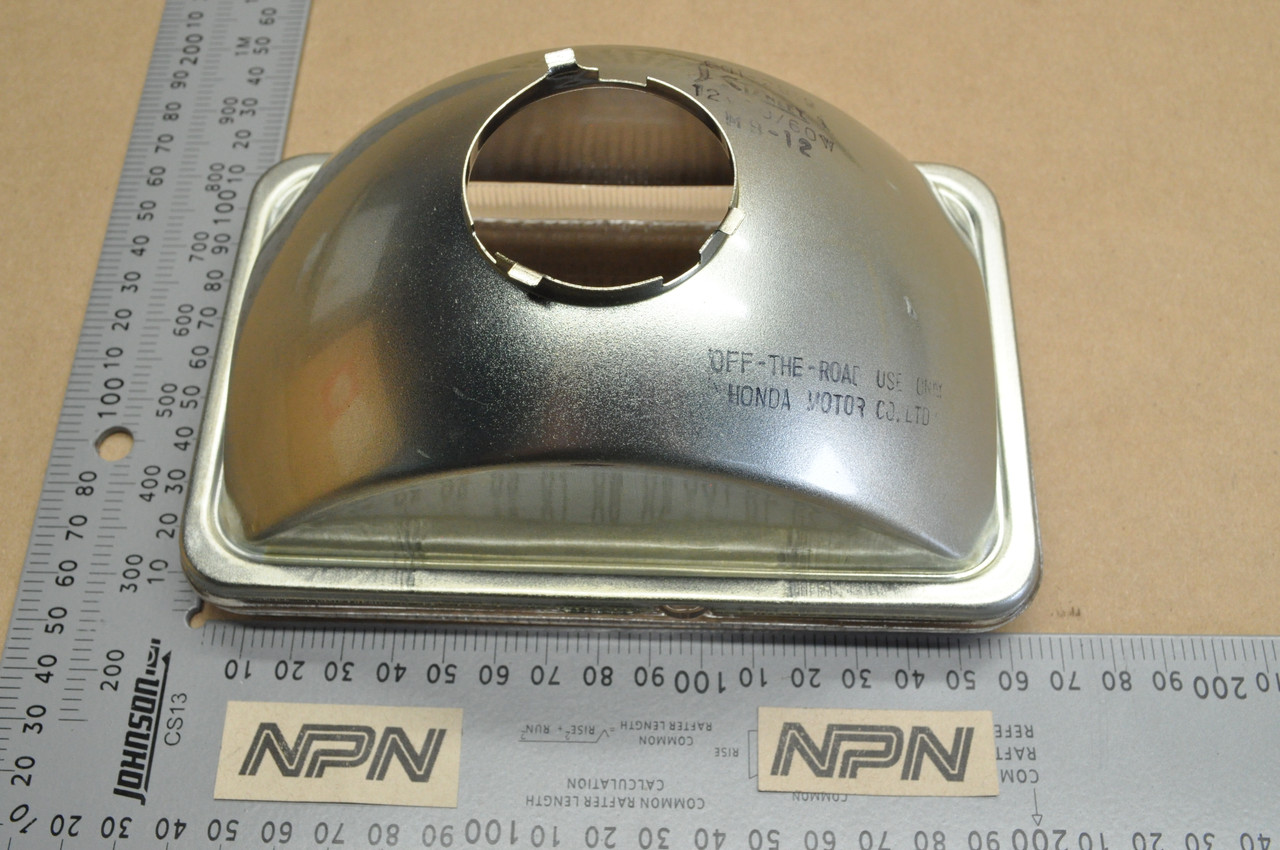 NOS Honda 1983-84 ATC250 R Stanley Head Light Lamp Lens 12V 60/60W 33120-964-003