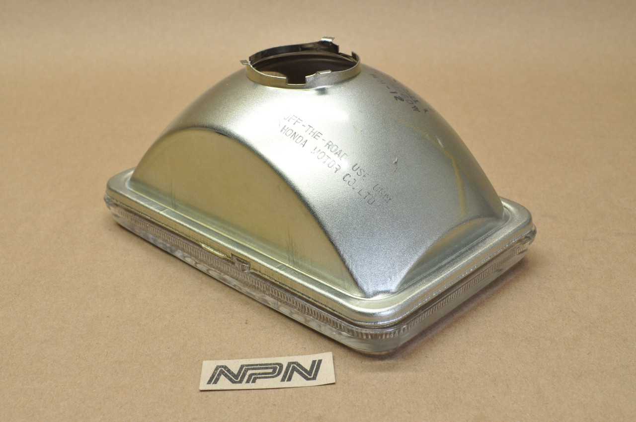 NOS Honda 1983-84 ATC250 R Stanley Head Light Lamp Lens 12V 60/60W 33120-964-003