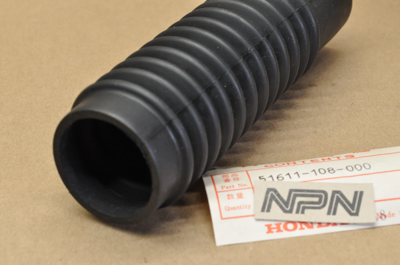 NOS Honda CL100 K0-K2 CL100S Front Fork Rubber Boot Gaiter 51611-108-000