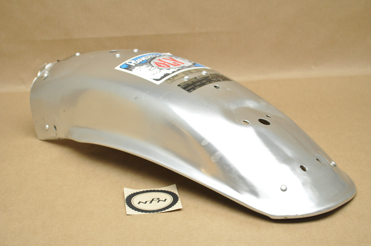 Vintage OEM Honda SL350 K2 Rear Fender Splash Mud Guard A 80100-340-000