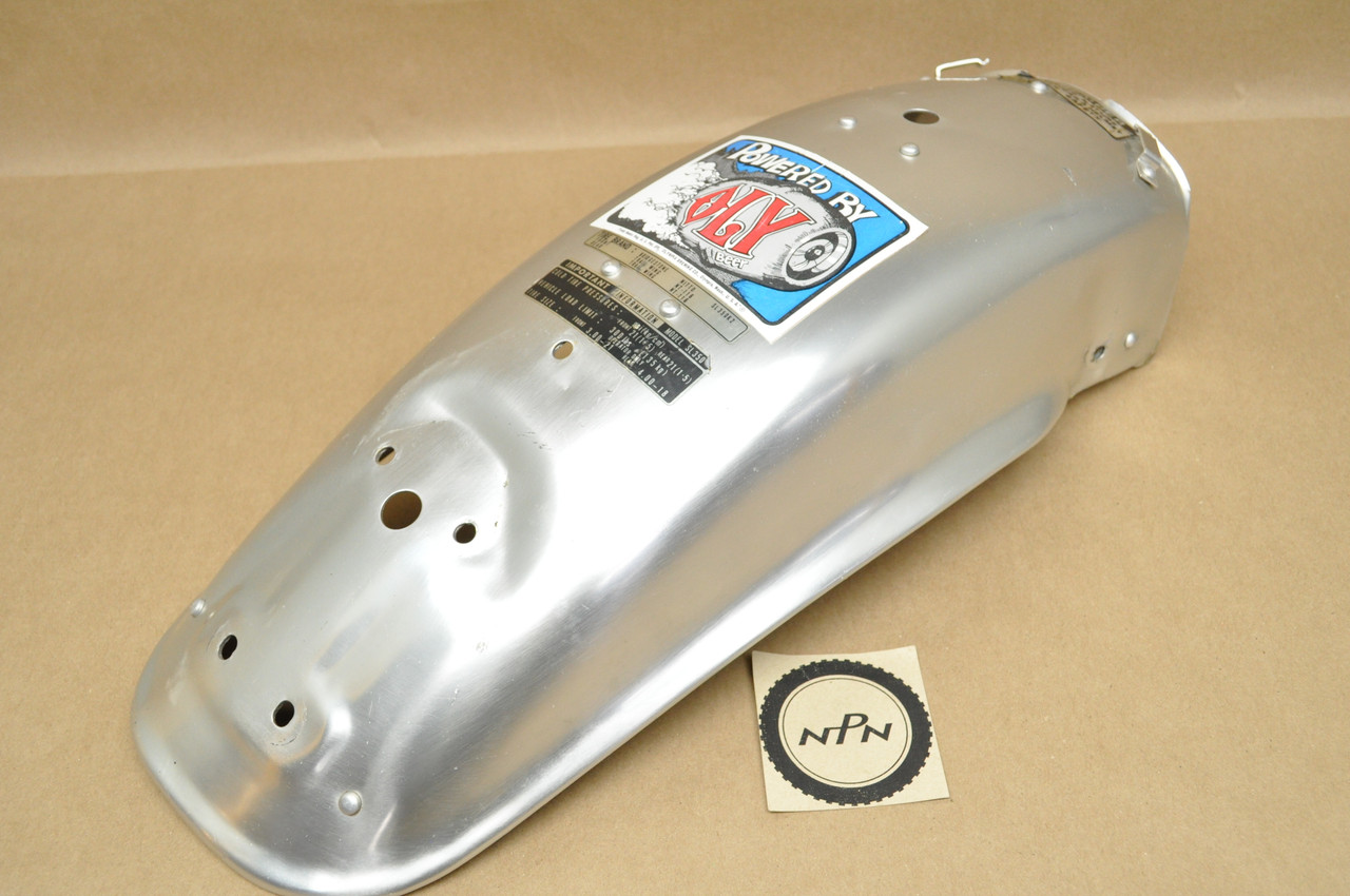 Vintage OEM Honda SL350 K2 Rear Fender Splash Mud Guard A 80100-340-000