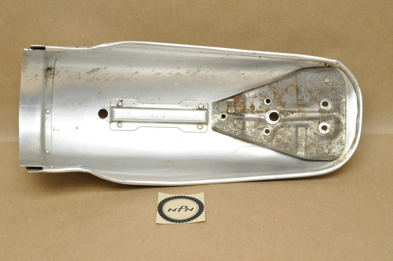 Vintage OEM Honda SL350 K2 Rear Fender Splash Mud Guard A 80100-340-000