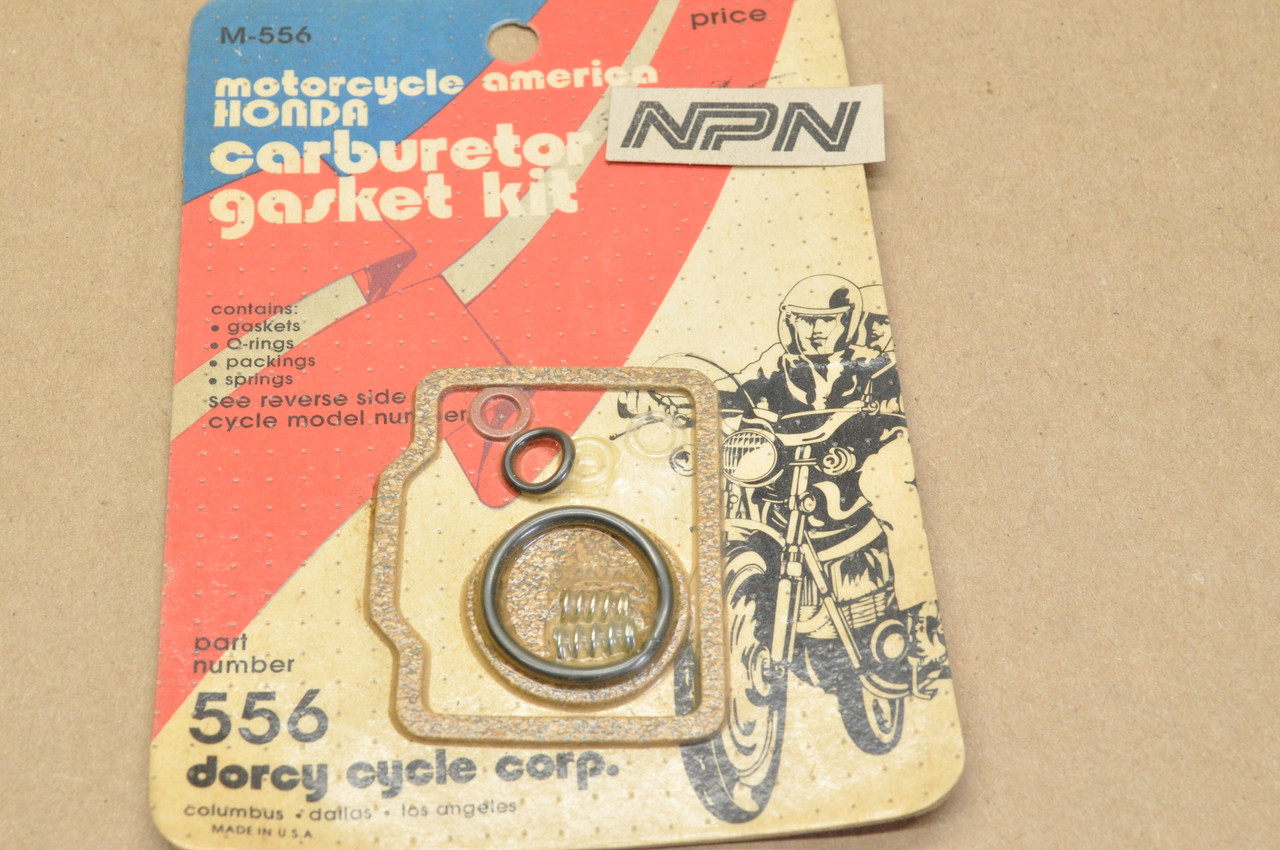 NOS Honda CL70 SL70 Dorcy Carburetor Carb Gasket O-Ring Spring Rebuild Kit M-556