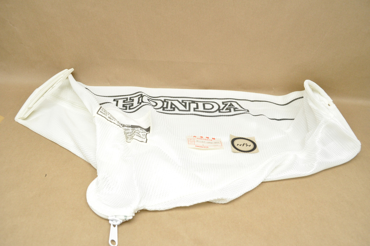 NOS Honda HRM21 HRS21 Lawn Mower Fabric Grass Bag 81157-VA2-801
