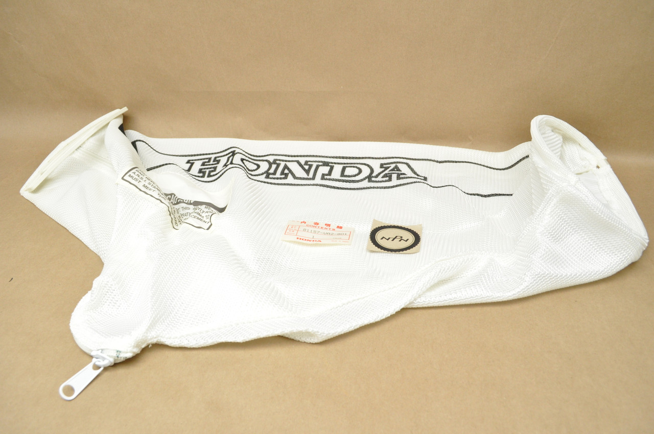 NOS Honda HRM21 HRS21 Lawn Mower Fabric Grass Bag 81157-VA2-801