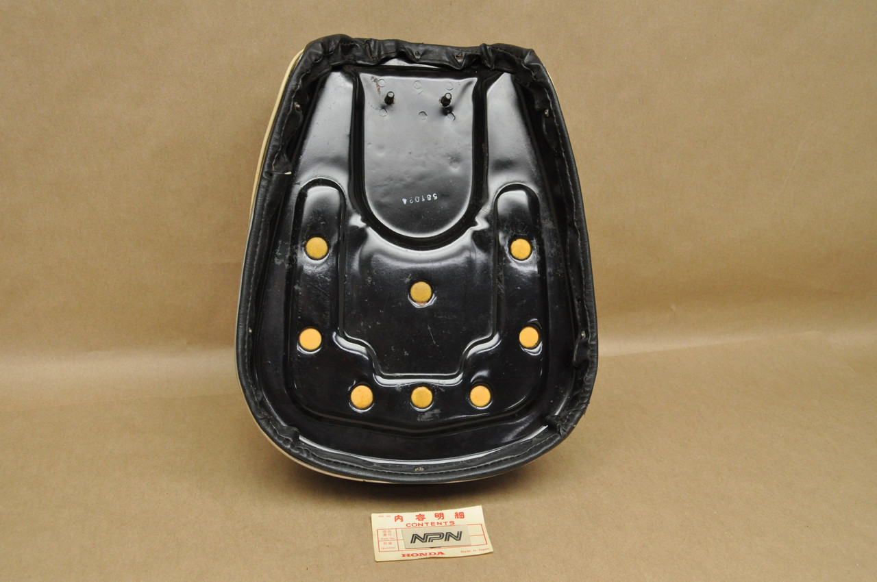 NOS Honda CT90 K1-K3 Black Seat Cushion & Pan Assembly 77200-076-000 A