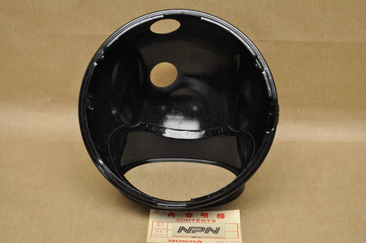 NOS Honda CL175 Black Head Light Bucket 61301-235-672 B