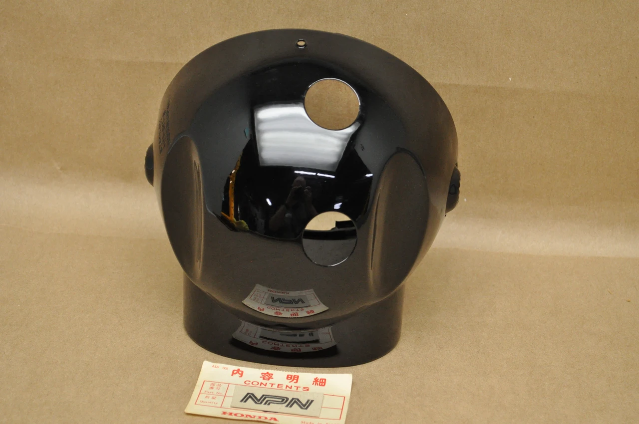 NOS Honda CL175 Black Head Light Bucket 61301-235-672 B