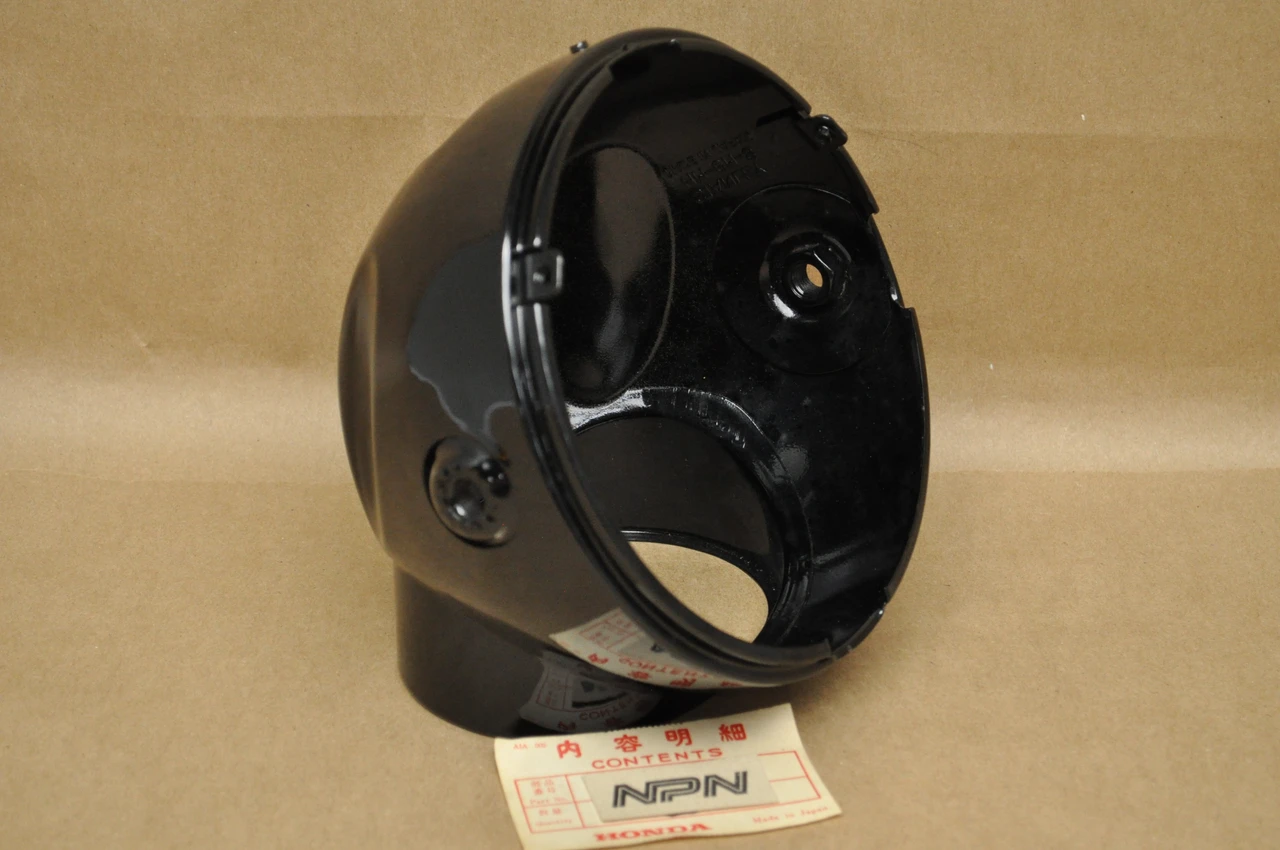 NOS Honda CL175 Black Head Light Bucket 61301-235-672 B